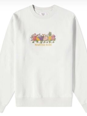 Martine Rose Fruits Embroidered Sweatshirt